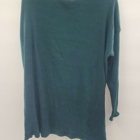 Women's Divided by H&M Cardigan Sweater Green Size Large Open Front - Picture 3 of 5